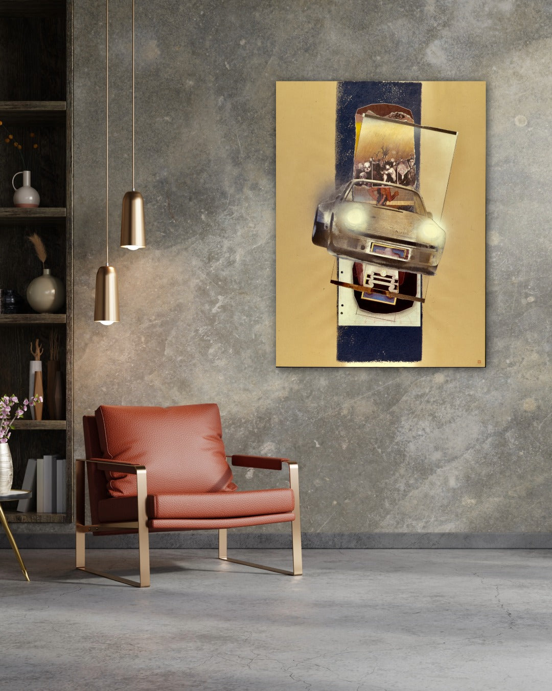 Kunstwerk "Porsche 911"